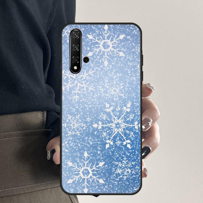 Snow Snowflake Winter For Huawei Nova 12s 12i 11i 7i 8i 9 10 SE Y91 Y90 Y60 Y70 Y72 Y61 P60 Pro P30 P40 Lite Case