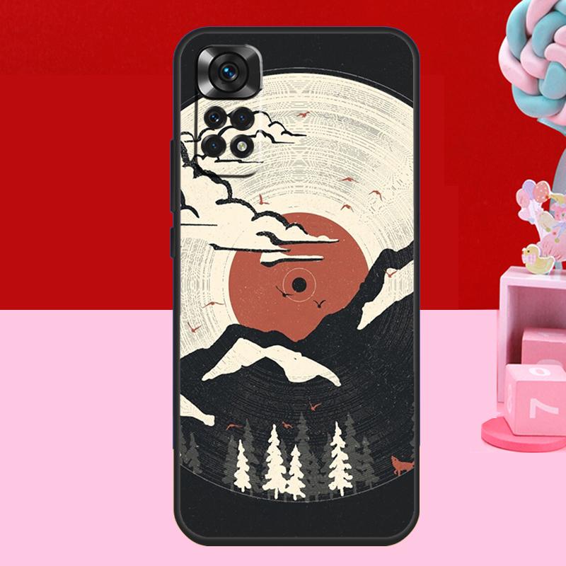 Japanese art Mount Fuji Case For Xiaomi Redmi Note 14 13 12 10 11 15 Pro Plus Redmi 15 C 10C 12C 13C 14C Soft Cover