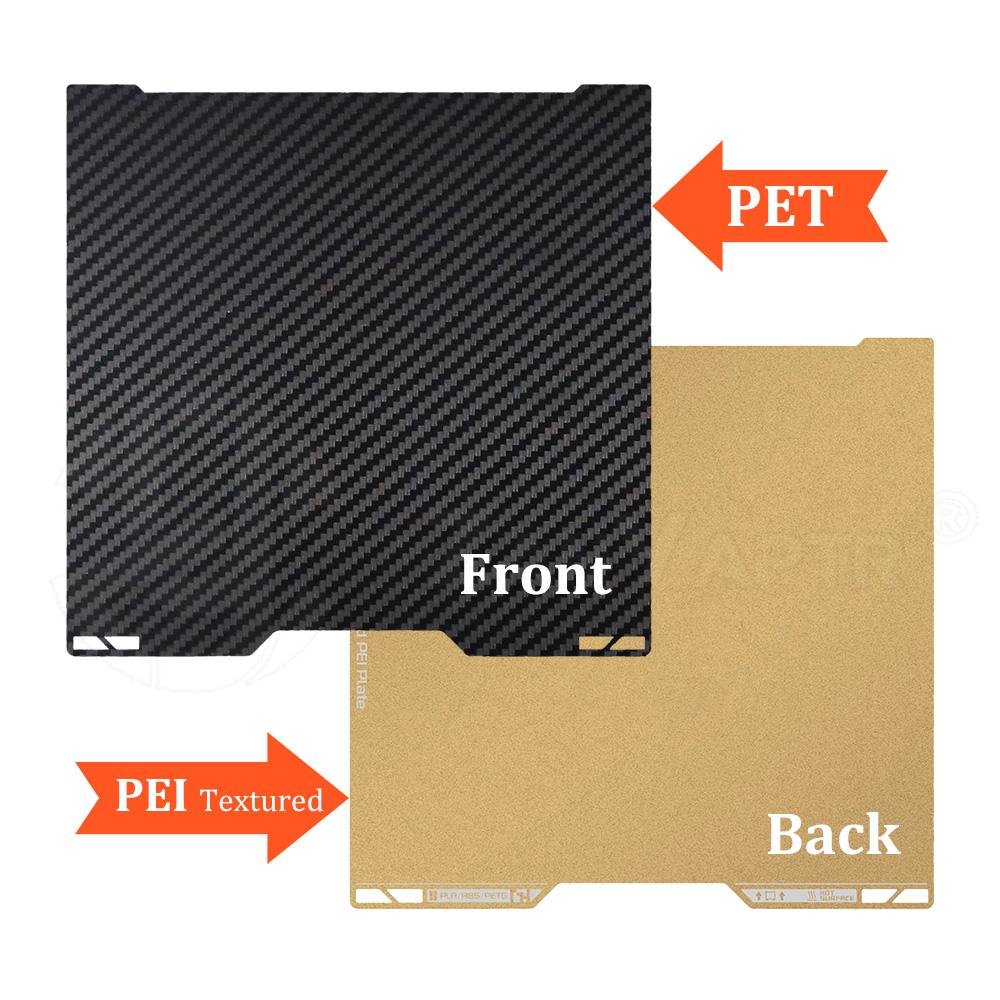 For Bambu Lab H2C PEO PET PEY PEI Build Plate 335x325mm Double Side Textured Sheet Smooth Heated Bed for 3D Printer Parts