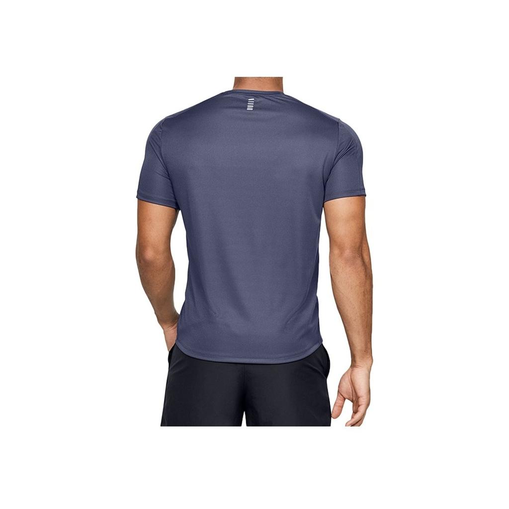 Under Armour Stride Running T-Shirt Men Tops Blue 1326564-497
