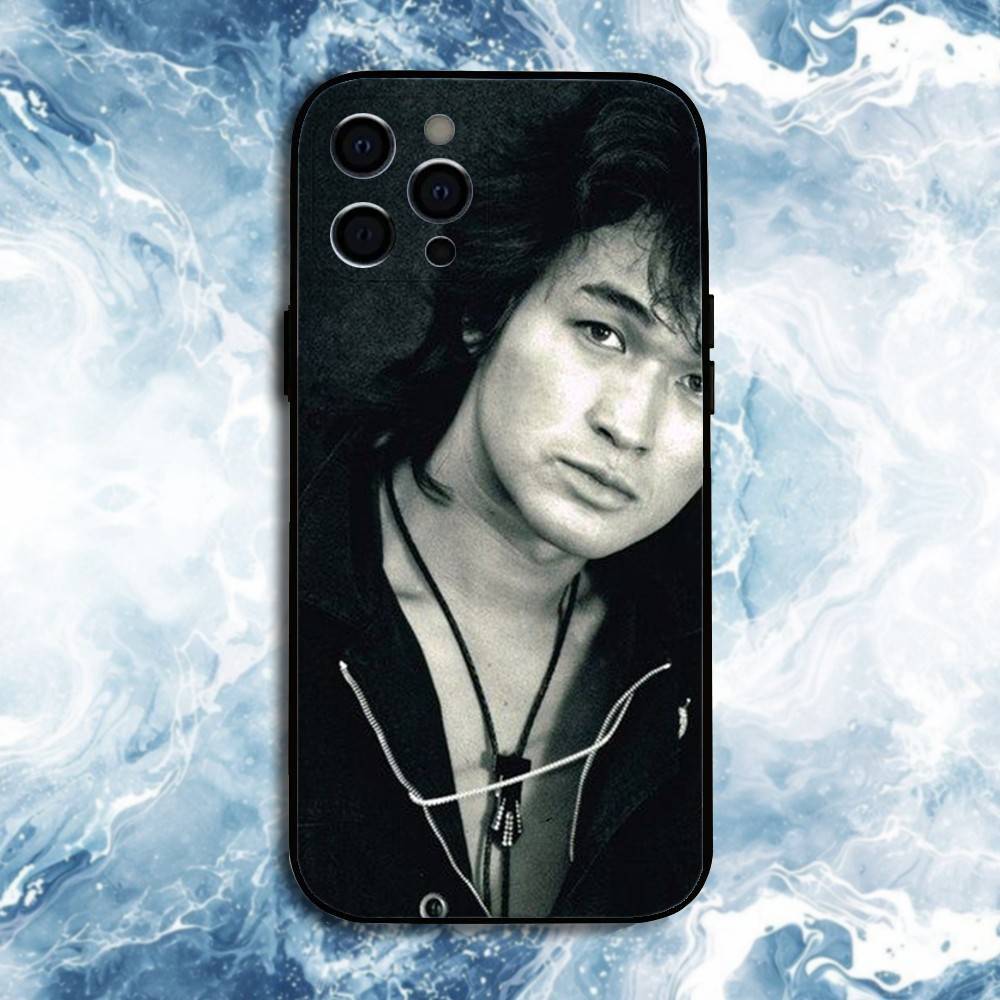 Viktor Tsoi Sänger Handyhülle Für iPhone17,16,15,14,13,12,11 Plus,Pro Max, Weiche Silikon Schwarze Hülle