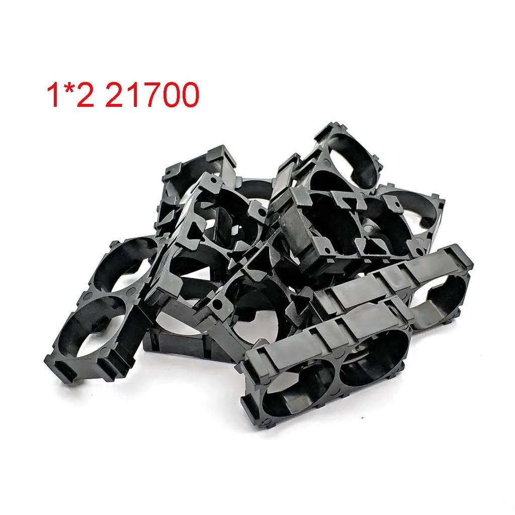 21700 Battery Holder Bracket Cell Safety Anti Vibration Plastic Brackets For 21700 Batteries Diameter 21.2mm Hole Pitch 23mm