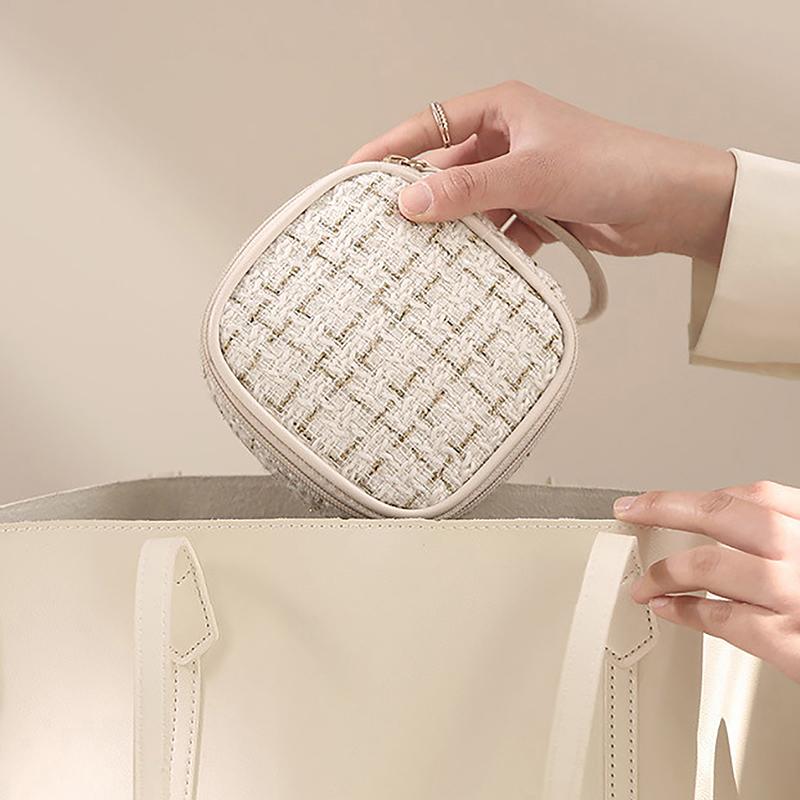 Przenośne Damskie Mini Kosmetyczki Dziewczęce na Makijaż Szminki Saszetka do Przechowywania Wielofunkcyjna Zewnętrzna Podróżna Saszetka do Przechowywania