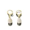 Widney 2023 Cat's Eye Stone Teardrop Ear Cuffs: Elegant, Slimming, Classical Earrings