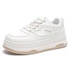 Warrior Classic White Sneakers Casual Fashion Versatile Height Increasing Wear Resistant Non Slip Low Top Skate Shoes Women Sneakers Khaki YF1706