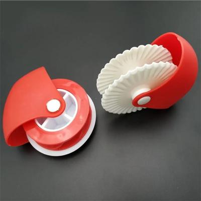 Kitchen Pizza Pastry Lattice Cutter Pastry Pie Decor Cutter Plastic Wheel Roller for Crust Baking Cutter Tool