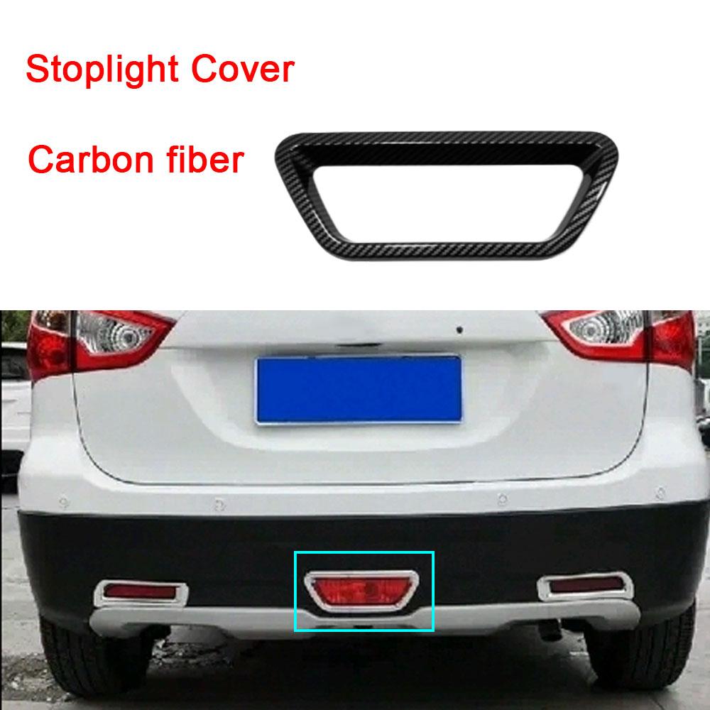 For Suzuki S-Cross Scross Sx4 2014 2015 2016 2017 Cover ABS Chrome Lamp Rear Tail Brake Stop+Fog Light Trim Frame Panel