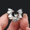 Mode Vintage 316L Edelstahl Niedliche Fledermaus Ringe für Männer Frauen Punk Biker Tier Ring Kreative Party Amulett Schmuck