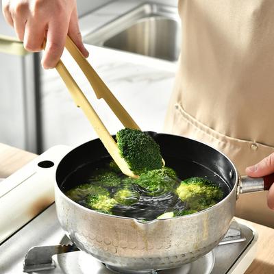 Non-Stick Silicone Tongs High Temperature Resistant Food Tongs Dishwasher Safe Kitchen Utensil