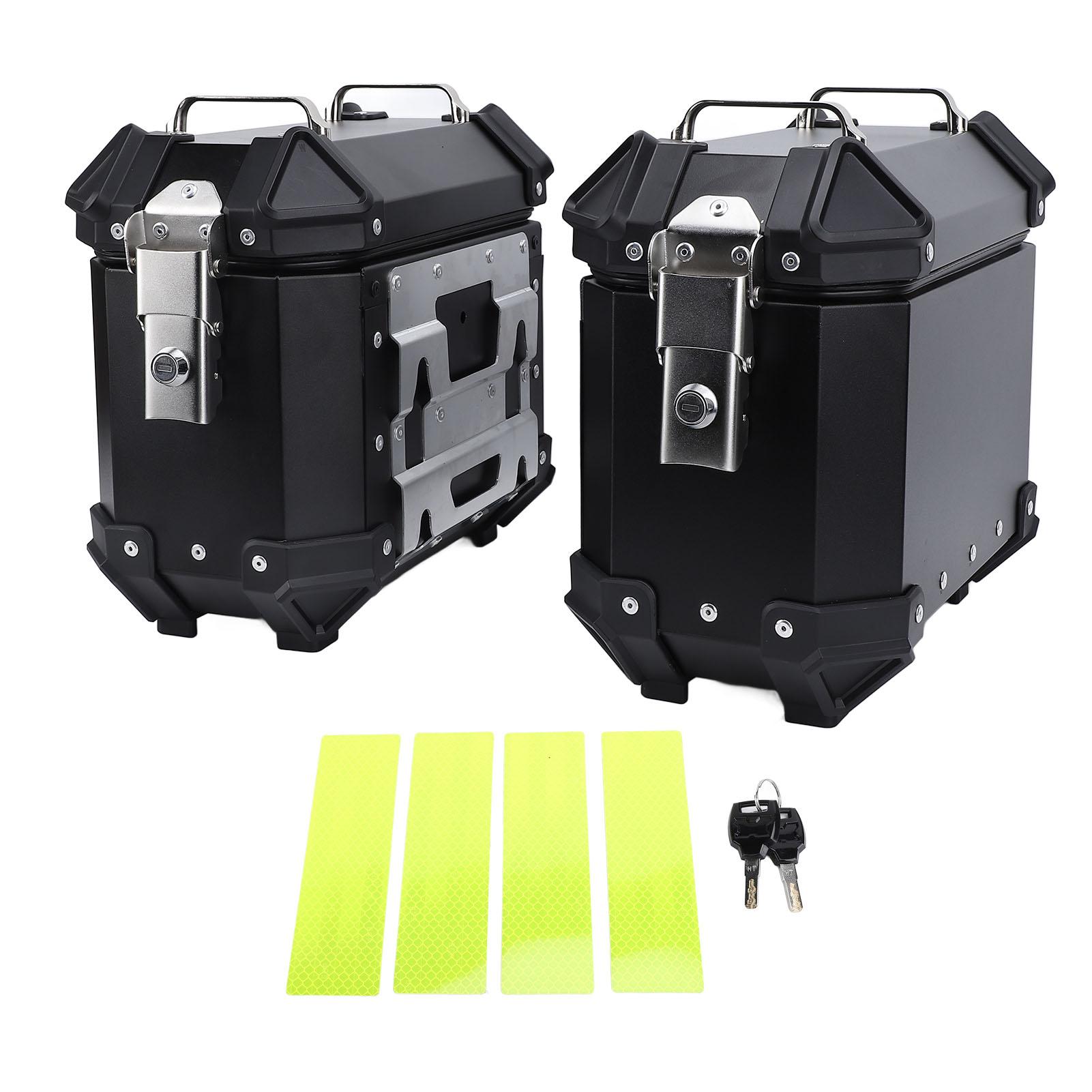 

Мотоциклетный боковой кофр противоугонный мотоциклетный боковой кофр 18 л емкость водонепроницаемый съемный с ручкой для езды чёрный