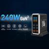 240W Charging Adapter 6 In 1 140W USB Type C Digital Display Fast Charging Station for Mobile Phone Laptop Electronics