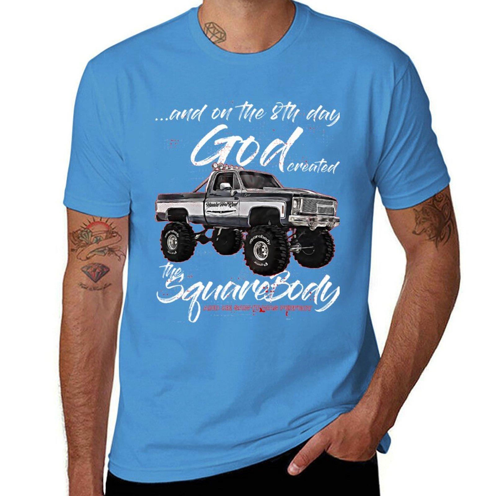 8th God,Jimmy,Squarebody Truck,Suburban,Blazer,Silverado,K5 T-Shirt customs Short sleeve tee mens t shirts S
