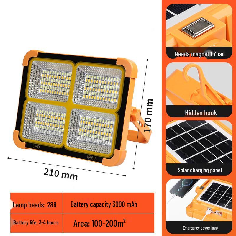 Jinxun Outdoor Rechargeable Emergency Floodlight