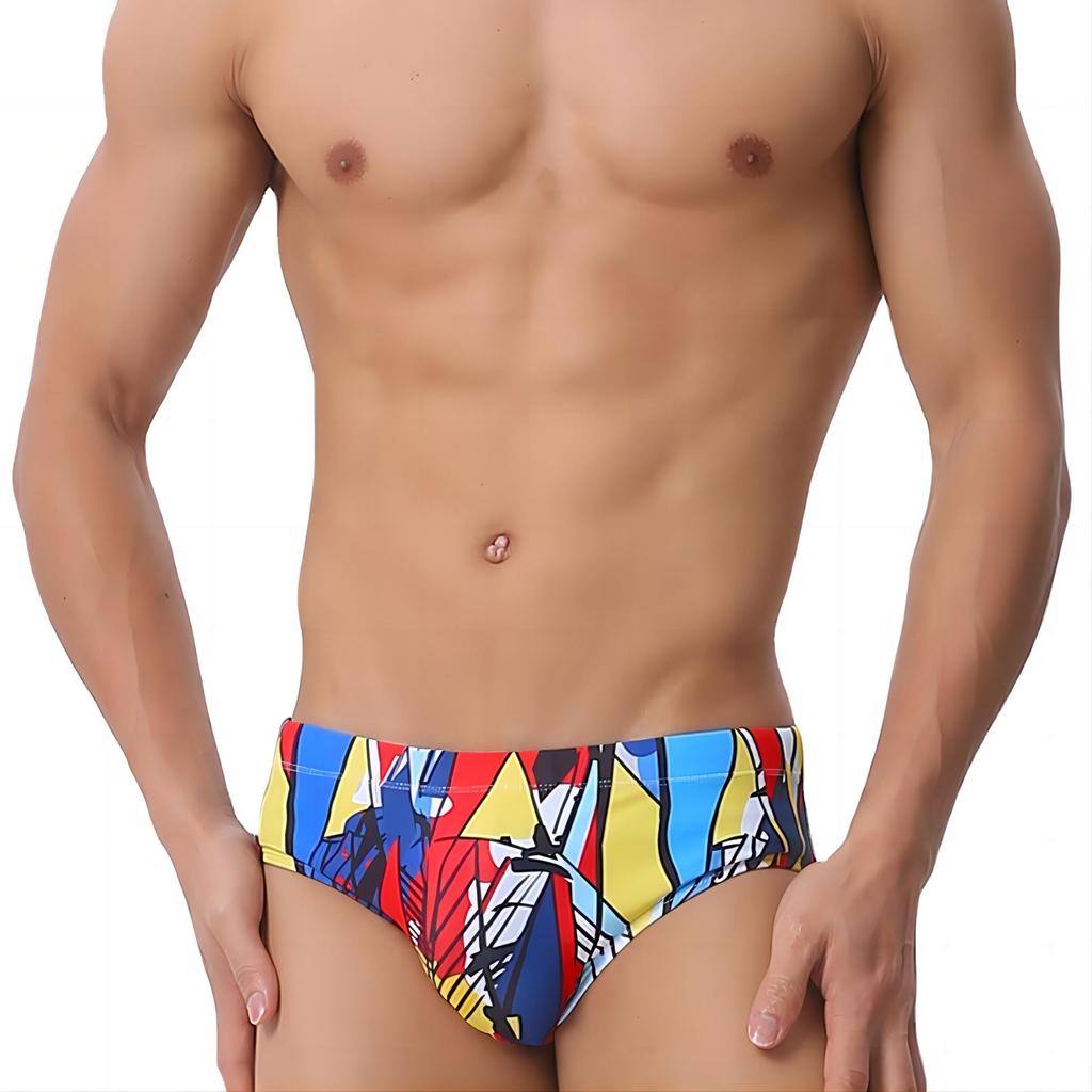 Pride Day Fashion Strips Slip pentru bărbați sexy Costum de baie imprimat sexy pentru bărbați Costum de baie pentru surfing cu talie joasă