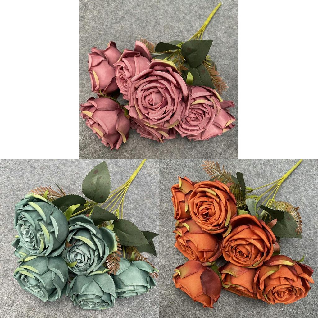 Realistic Fake Flower Arrangement For Home Living Room Wall Decor And Event Settings