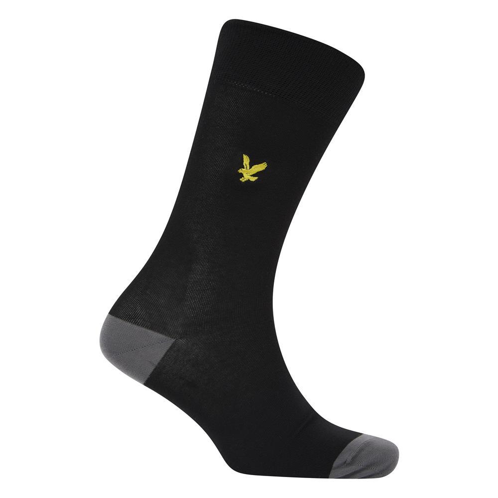 Lyle & Scott Mens Contrast Crew Socks (Pack of 5)