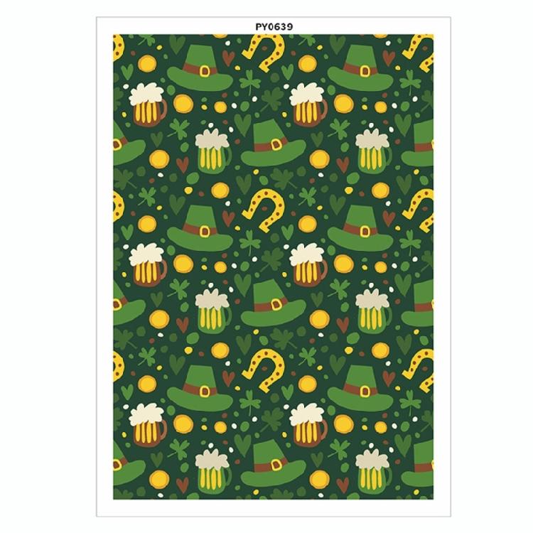 Sturdy Quality Water Transfer Stickers Party Decals For Patricks Day Event Ideal For Cups Gifts And Wall Art