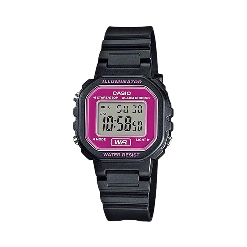 

[Casio] CASIO цифровые часы Chipkashi дешевые casio LA-20WH-4A женские, детские, черные и розовые, зарубежная модель [продукт]