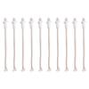 Professionelles Set mit Baumwollkordel-Dochten und Keramikhaltern für Alkohol-Lampe 10 Stück Geeignet für 60ml bis 250ml Glaslampe