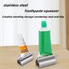Creative Toothpaste Tube Squeezer Simple Toothpaste Roller Stainless Steel Labor Saving Toothpaste Tube Wringer Cleanser Presser