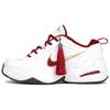 Air Monarch 4 Slip Resistant Abrasion Resistant Low Top Casual Shoes Unisex White Red IB4607-171(Team628-)