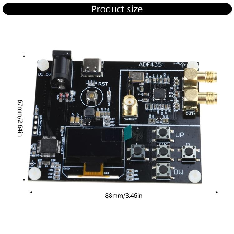ADF4351 Onboard Module with STM32 Chipset 35MHz-4.4GHz Frequency with Cord for Radio Frequency Testing and Development