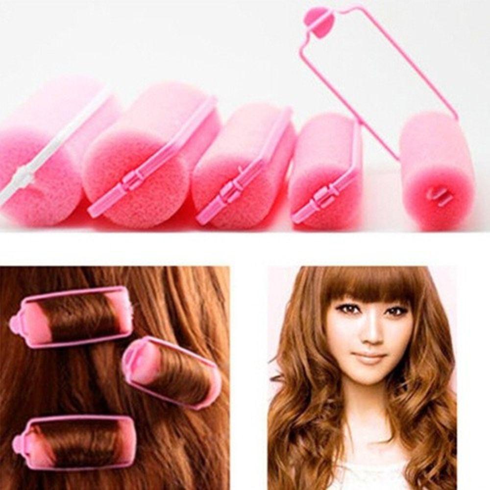 Tools Twist Curls Tool DIY Curls Hair Rollers Sponge Foam Cushion Hairdressing Kit Hair Curlers