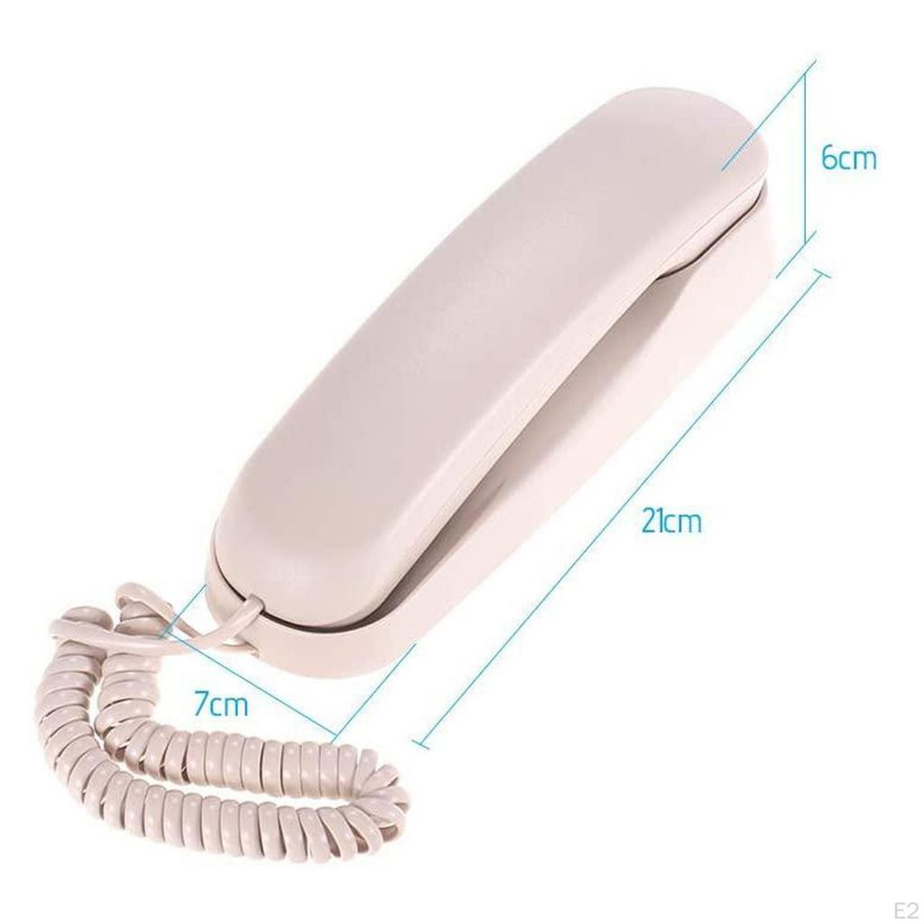 Phone, Corded Office , Small Size, Hotel Room, Office, Dual Use Extension, 21x7x6cm