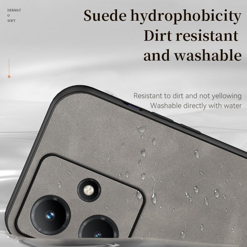 For Infinix Hot 30i NFC Case Luxury Leather Texture Matte Back Cover for Infinix Hot 30i NFC Funda X669 Hot30i Phone Cases
