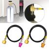 CO2 Adapter Direct Connector Aluminum Alloy Quick Connector for Machine