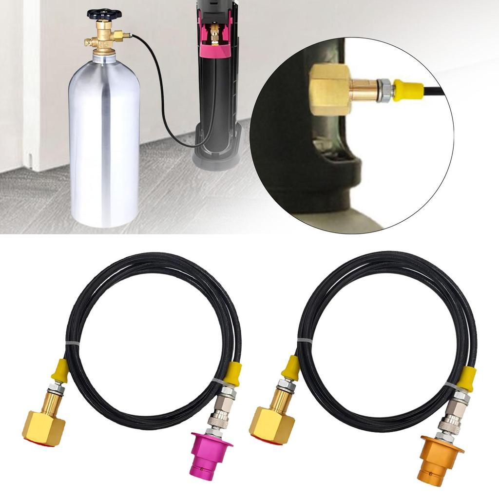 CO2 Adapter Direct Connector Aluminum Alloy Quick Connector for Machine