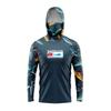 Men Women Quick Dry UV Protection Hooded Long Sleeve Fishing Shirt Outdoor Sports Cycling Lightweight UPF 50