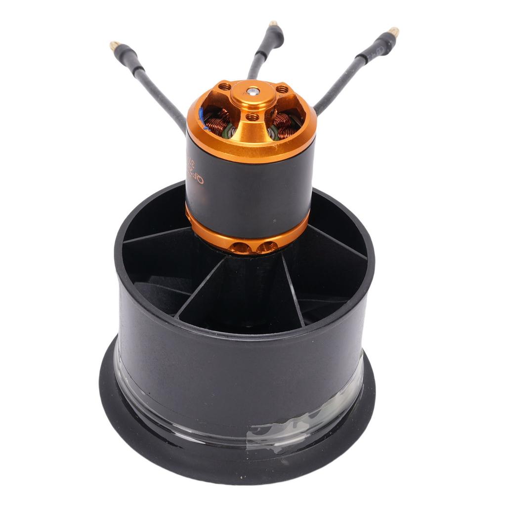 3750KV 50mm Ducted Fan with Brushless Motor 12 Blades Ducted Fan with Control Board and Switch for DIY Jet Dry Blower Aircraft Model