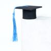 100Pcs/Pack 3x2x1.5CM Applicable Pen Graduation Celebration Party Decor Inner Diameter 2CM Mini Doctoral Hat DIY