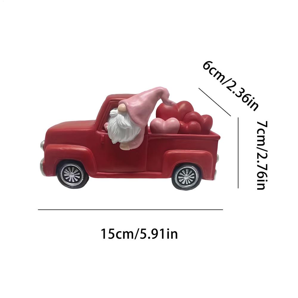 Valentines Decor Santa Truck Centerpieces Valentine's Day Decorations for Wedding Birthday Christmas Home Room Living Bedroom