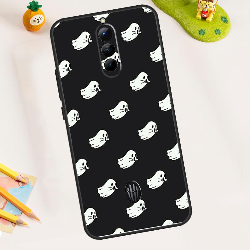 Cute Halloween Ghost Case For ZTE Nubia RedMagic 11 Pro Plus 10 9 8 8S 9S 10S Pro 5G 5S 6 7 6S 7S Pro 11 Air Cover
