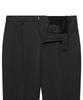 Musinsa Standard Loose Tapered Hidden Banding Crop Slacks [Charcoal Gray]