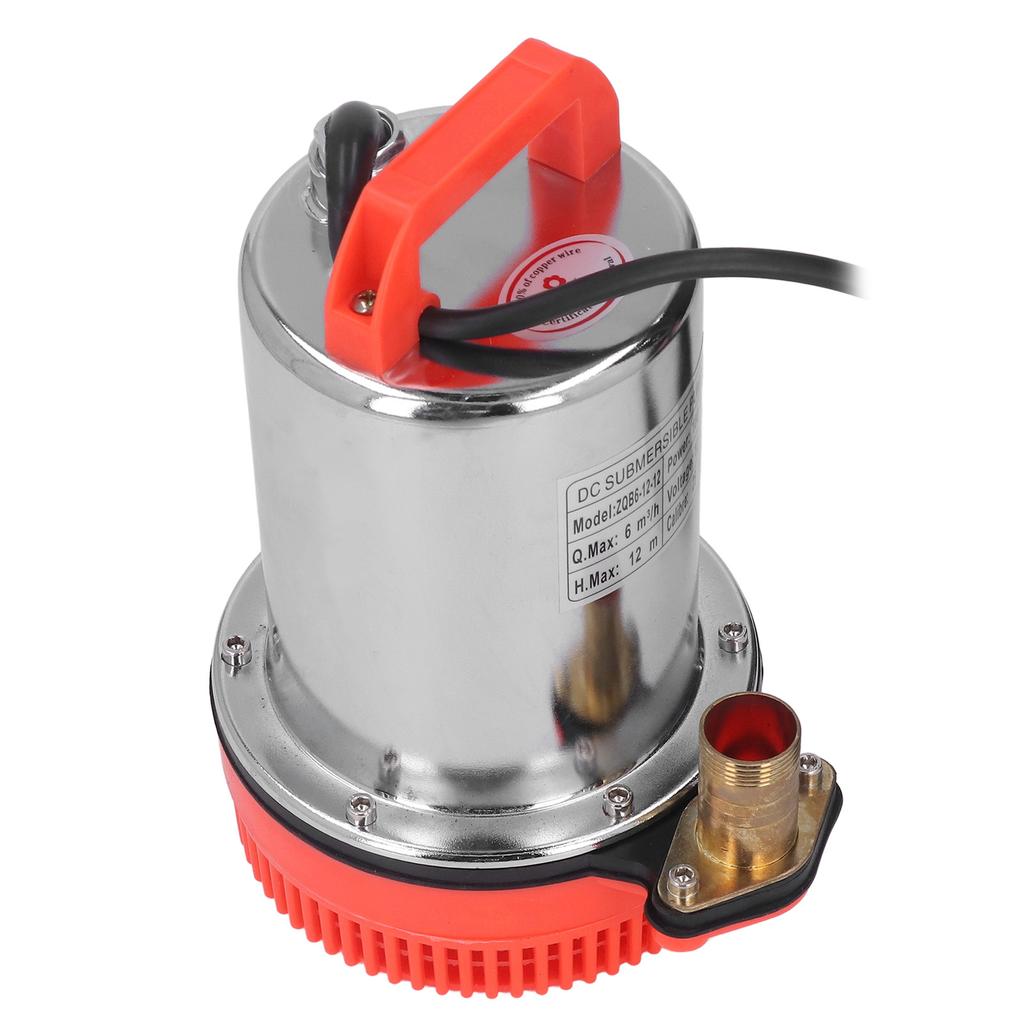 Pompa submersibila 3800rpm Motor din cupru Debite mari 12M Cap de refulare 180W DC 12V