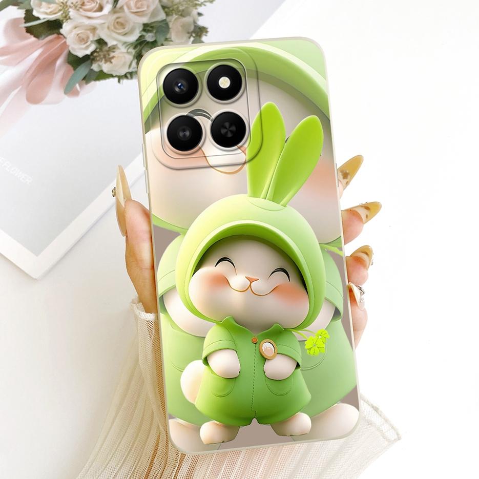 Etui For Honor 400 Smart 5G LGN-NX1 Urocze Śmieszne Kreskówkowe Pokrowiec Odporne na Wstrząsy Etui na Telefon Dla Honor X7d 4G HonorX7d 5G Miękkie Pokrowce Torby