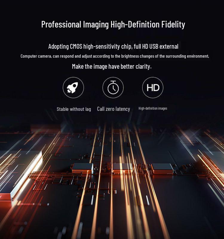 HD Beauty Integrated Rotatable Desktop Camera - Driver-Free for Easy Use