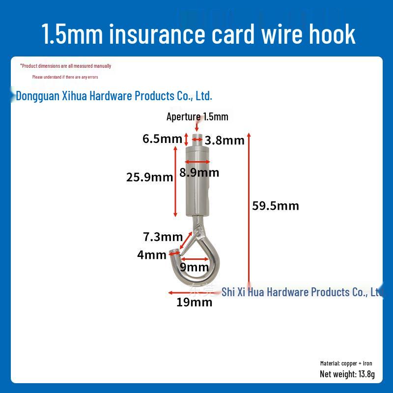 Adjustable Steel Wire Rope for Picture, Lighting, and Tag Hanging with Anti-fall Hooks