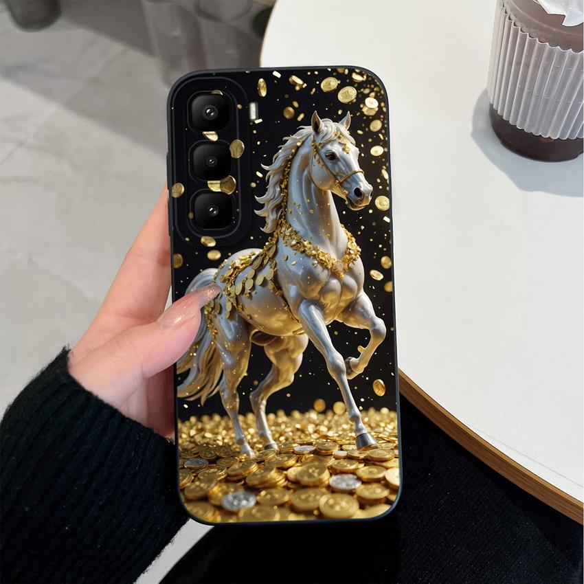 For Infinix Hot 60 50 Pro Plus 40Pro 30 Play 70 60i 50i 40i 30i Phone Case Sweet Bunny Cake New Upgrade Soft Smooth Silicone Lightweight Durable Shell