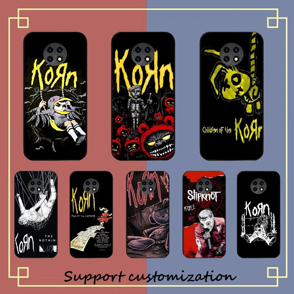 K-Korn Rock Band Phone Case For Redmi Note 4 X 5 A 6 7 8 T 9 9S 10 11 11S 11Epro Poco M3 Pro