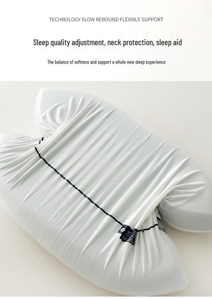 Zero Pressure Memory Foam Neck Support Pillow for Adults