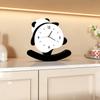 Panda Ornaments Light Luxury High End Home TV Cabinet Decoration Living Room Modern Office High End Sense Pendulum Clock Table Clock
