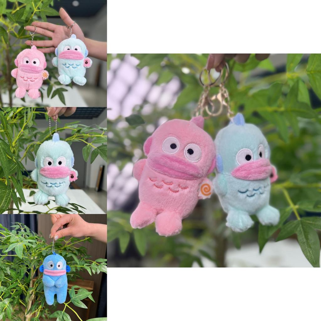 Cute Cartoon Plush Fish Monster Doll Keychain Lovely 13cm Soft Toy For Kids