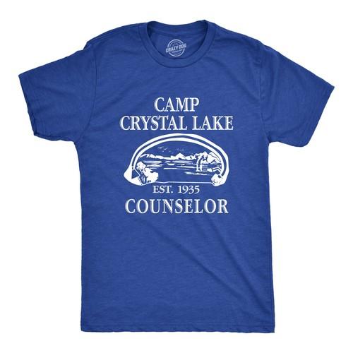 

Mens T Shirt Camp Crystal Lake 1980 Vintage Camping Movie Tee Short Sleeve Shirt Unisex Men Women Summer S
