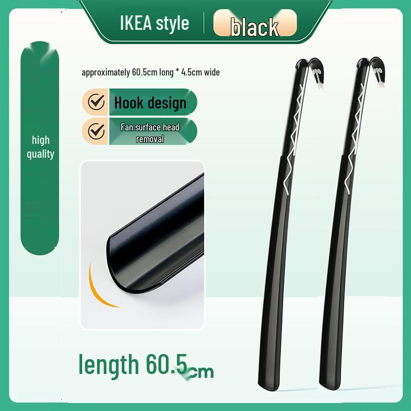 Luxury Long-Handled Shoehorn for Easy Footwear Access