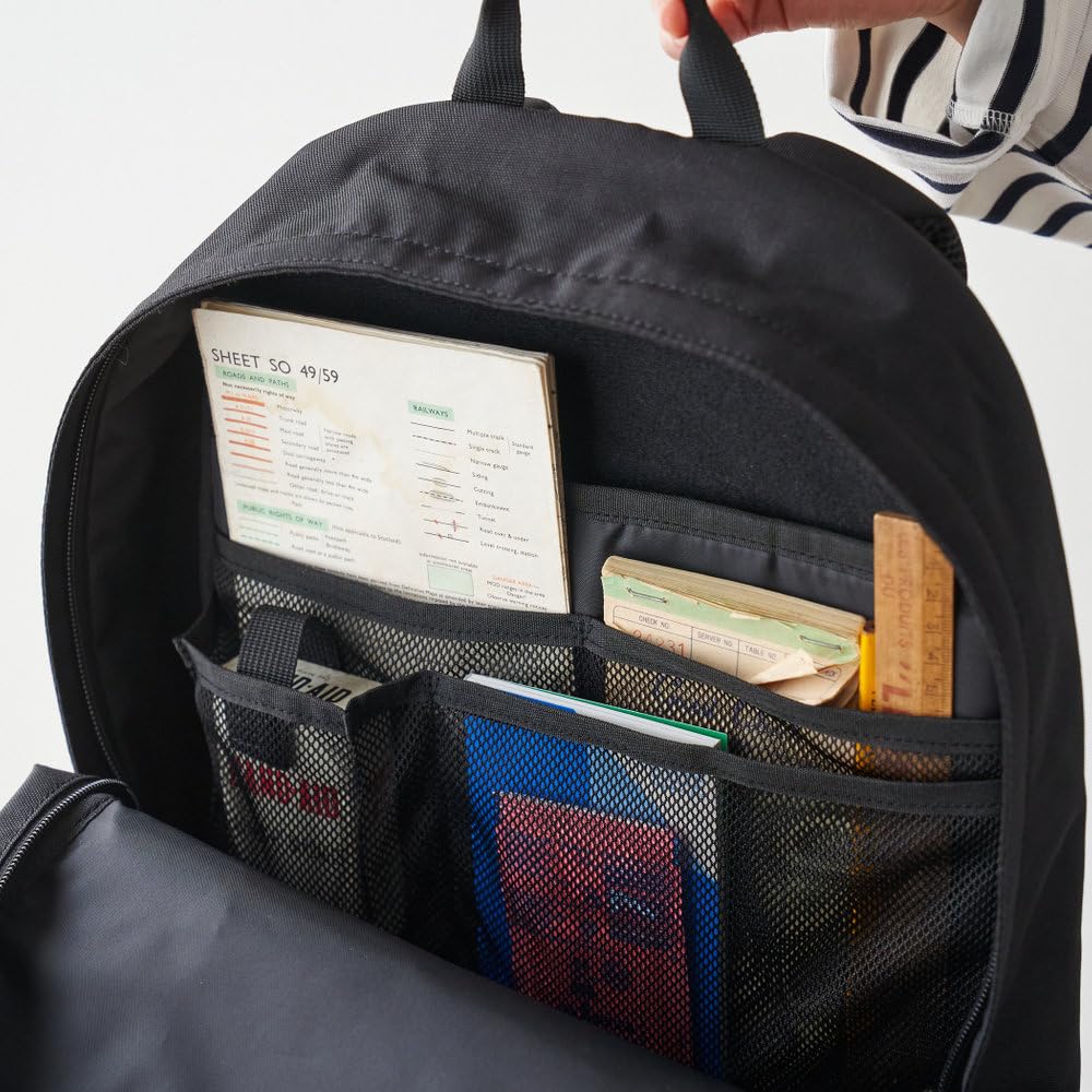 Afternoon Tea Living HR55 Zero Gravity Functional Backpack, 22L Large Capacity, Fits 16-inch Laptops, AGS Function, Black, for Men and Women