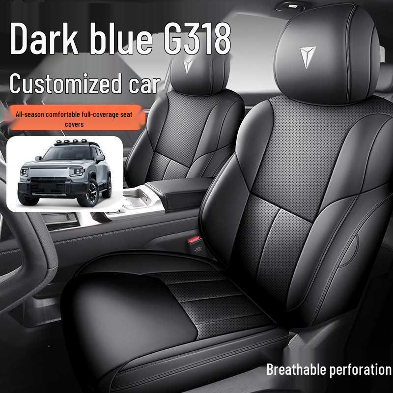 Changan Deep Blue G318 Perforated Leather All-Season Car Seat Cushion Cover